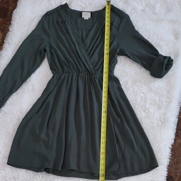 MAEVE Elegant Green Women's Dress - Picture 13 of 17